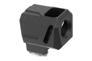 Faxon EXOS-524 Pistol Compensator for M&P Shield is made of aluminum.